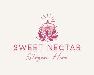 Candle Light Floral logo design