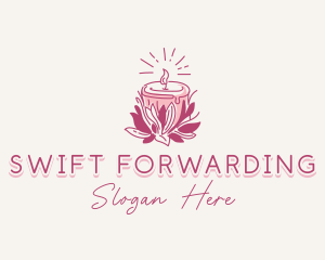 Candle Light Floral logo design