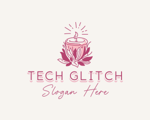 Candle Light Floral logo design