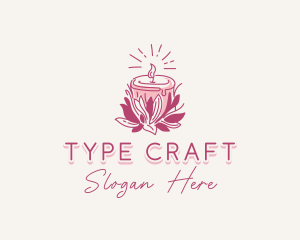 Candle Light Floral logo design