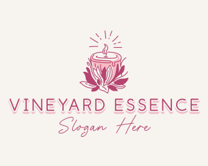 Candle Light Floral logo design