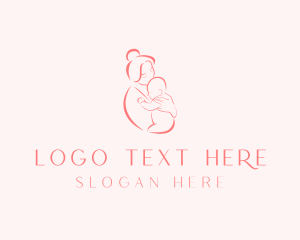 Postnatal - Mom Baby Care logo design