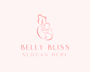 Pregnancy - Mom Baby Care logo design