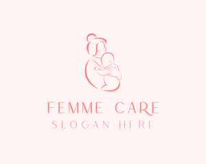 Mom Baby Care logo design