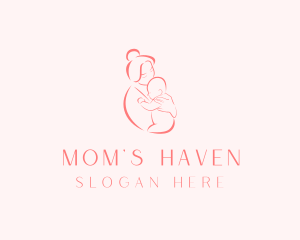 Mom Baby Care logo design