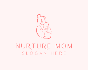 Postnatal - Mom Baby Care logo design