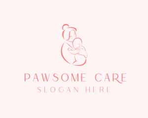 Mom Baby Care logo design