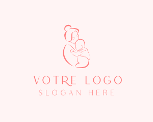 Pediatrician - Mom Baby Care logo design