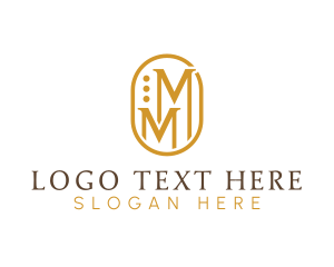 Premium - Elegant Creative Company Letter MM logo design