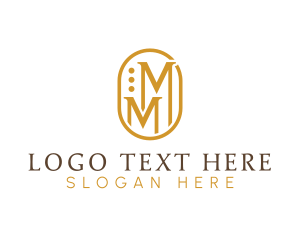 Monogram - Elegant Creative Company Letter MM logo design