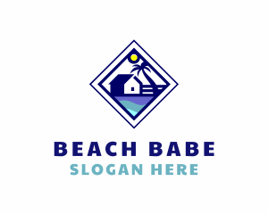 Tree Beach House logo design