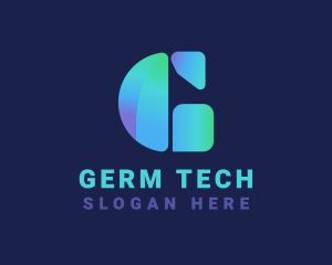 Gradient Tech Letter G logo design