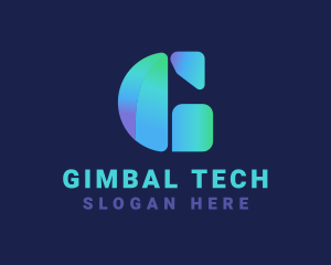 Gradient Tech Letter G logo design