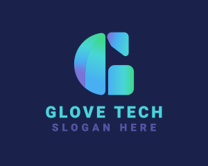 Gradient Tech Letter G logo design