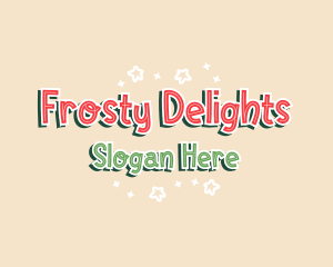 Icing - Christmas Sweet Confectionery logo design