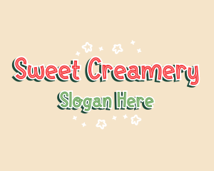 Christmas Sweet Confectionery logo design