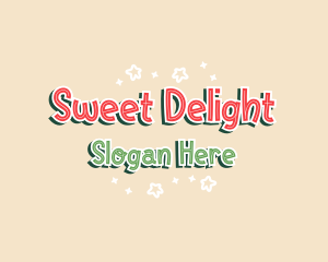 Christmas Sweet Confectionery logo design