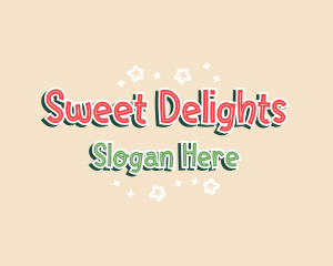 Christmas Sweet Confectionery logo design