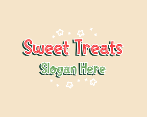 Christmas Sweet Confectionery logo design