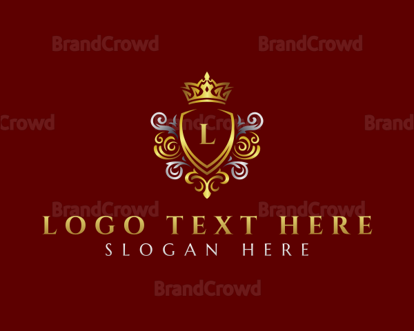 Luxury Crown Ornament Logo