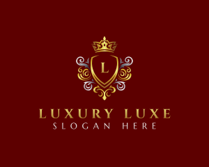 Luxury Crown Ornament logo design