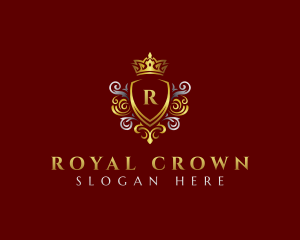 Luxury Crown Ornament logo design