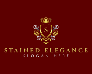 Luxury Crown Ornament logo design