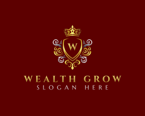 Luxury Crown Ornament logo design