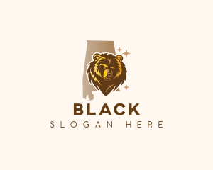 Alabama Black Bear logo design