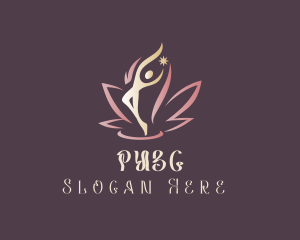 Yogi - Human Lotus Flower logo design