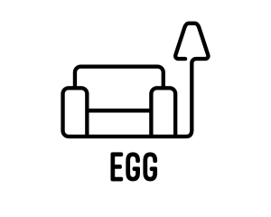 Home Decor - Minimalist Furniture Outline logo design