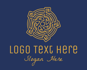 Medieval Celtic Knot  Logo