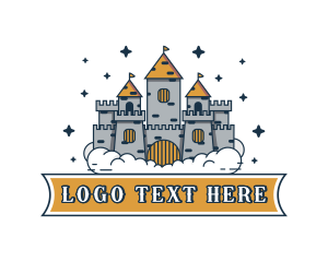 Landmark - Medieval Castle Park logo design