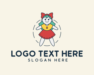 Kindergarten - Kindergarten Doll Toy logo design