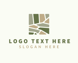 Flooring - Tile Brick Paving logo design