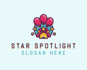 Star Balloon Party logo design