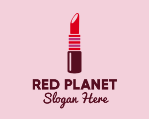 Bright Red Lipstick  logo design