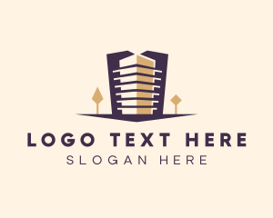 Property - Residential Building Property logo design