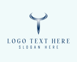 Futuristic - Letter T Generic Horn logo design