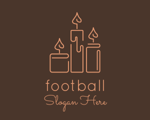 Celebration - Wax Pillar Candle logo design