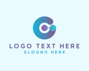 Round - Studio Brand Letter G logo design
