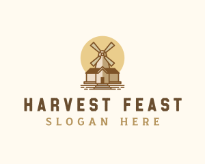 Flour Mill Production logo design