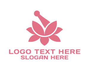 Beauty Product Lotus  Logo
