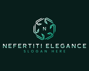 Premium Eco Leaf logo design