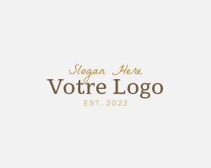 Elegant Deluxe Business Logo