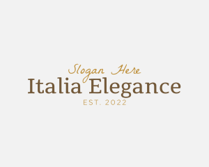 Elegant Deluxe Business logo design