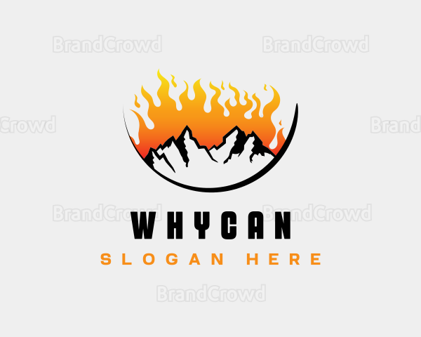 Burning Mountain Hiking Logo