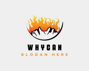Burning Mountain Hiking Logo