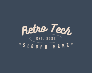 Funky Retro Shop logo design