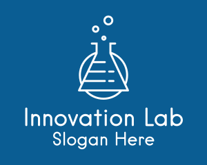 Experimental - Chemical Flask Laboratory logo design